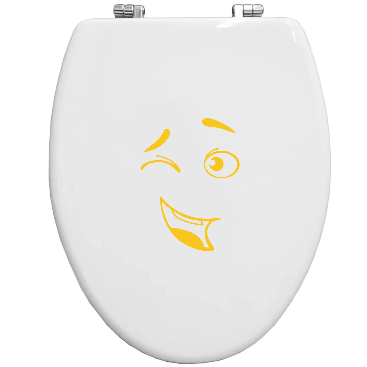 Adesivi SMILE Per Toilette Divertenti Sticker WC Simpatici Per Coperchio Del WC Per Bagno Wc Decor -Colore a scelta COD.I0074 a €10.99 solo da DualColorStampe