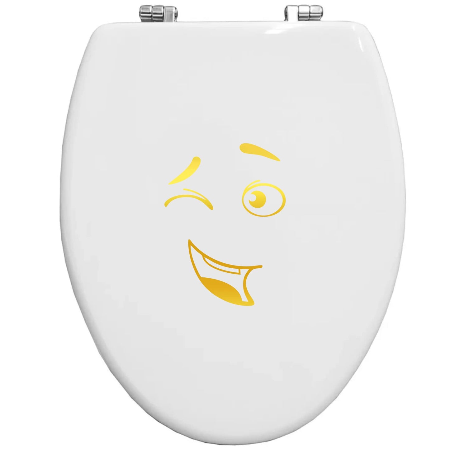 Adesivi SMILE Per Toilette Divertenti Sticker WC Simpatici Per Coperchio Del WC Per Bagno Wc Decor -Colore a scelta COD.I0074 a €10.99 solo da DualColorStampe
