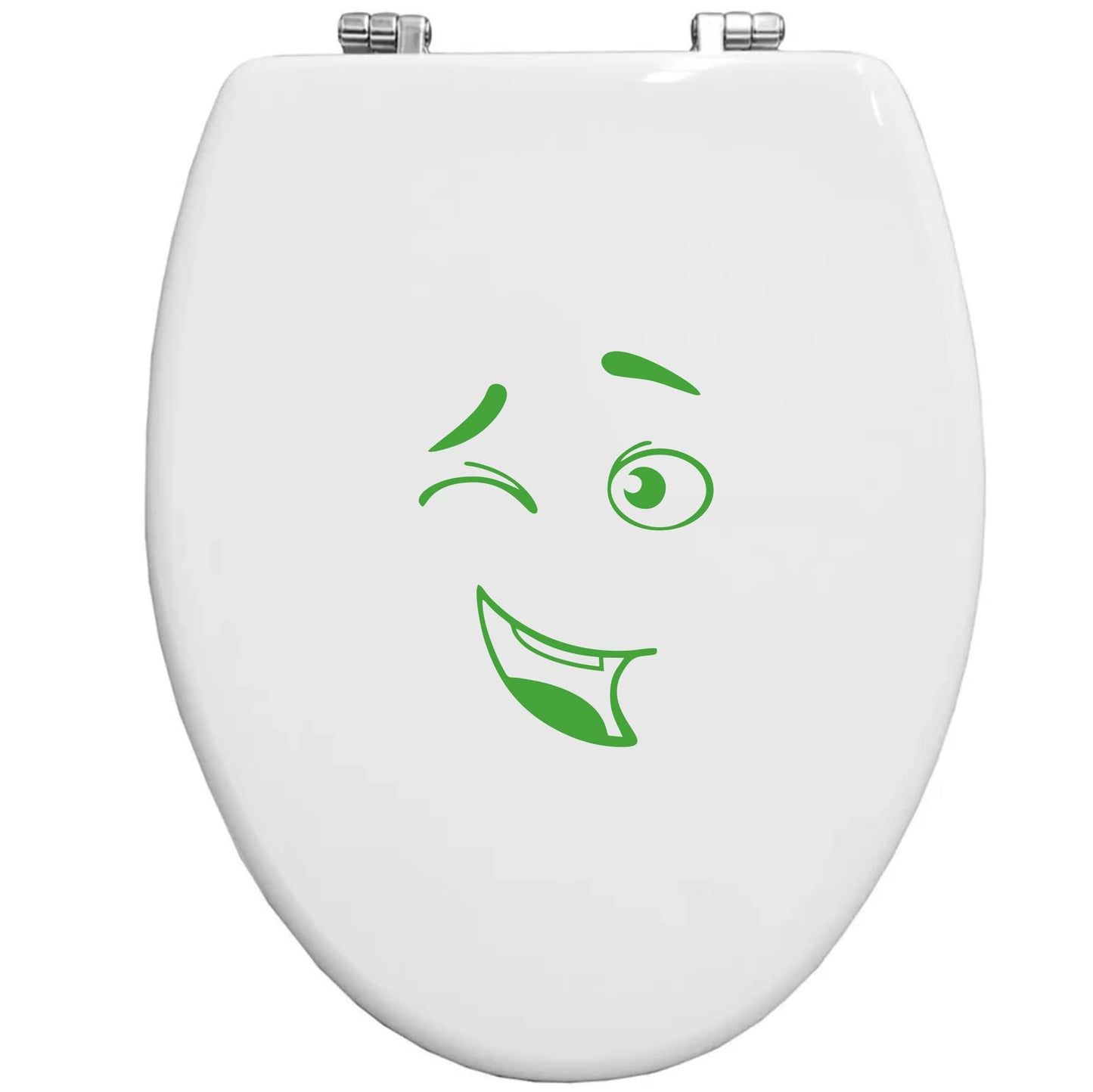 Adesivi SMILE Per Toilette Divertenti Sticker WC Simpatici Per Coperchio Del WC Per Bagno Wc Decor -Colore a scelta COD.I0074 a €10.99 solo da DualColorStampe