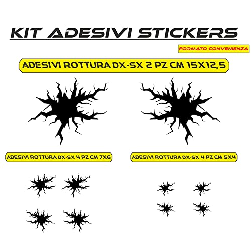 set adesivi decal vinile