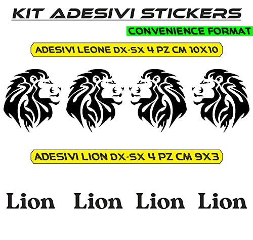 set adesivi decal vinile