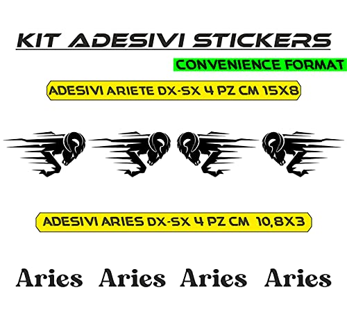 set adesivi decal vinile