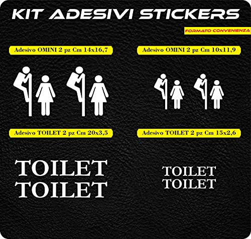 set adesivi decal vinile