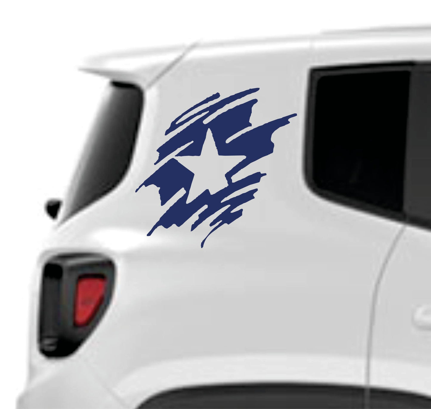 DualColorStampe Adesivi compatibili con JEEP RENEGADE fiancata laterale off road stella militare Adesivi Stickers Auto Decal accessori auto decorazione 0310 a €25.99 solo da DualColorStampe