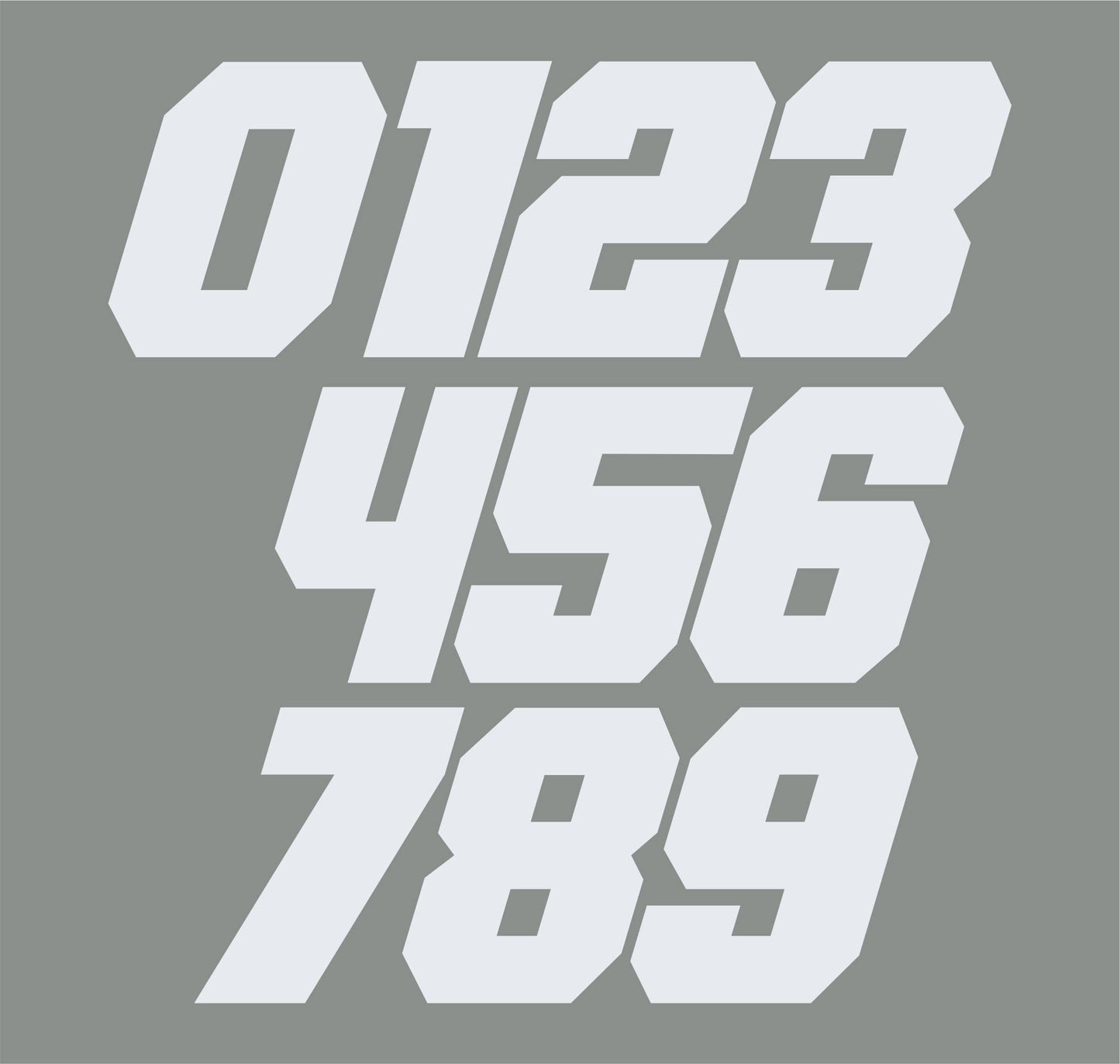 set adesivi decal vinile