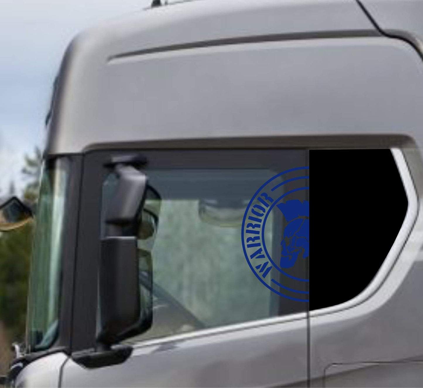 DualColorStampe Adesivi Compatibili con Scania Daf Iveco Man Camion accessori camion stickers camion finestrino WARRIOR COD.0302 a €19.99 solo da DualColorStampe