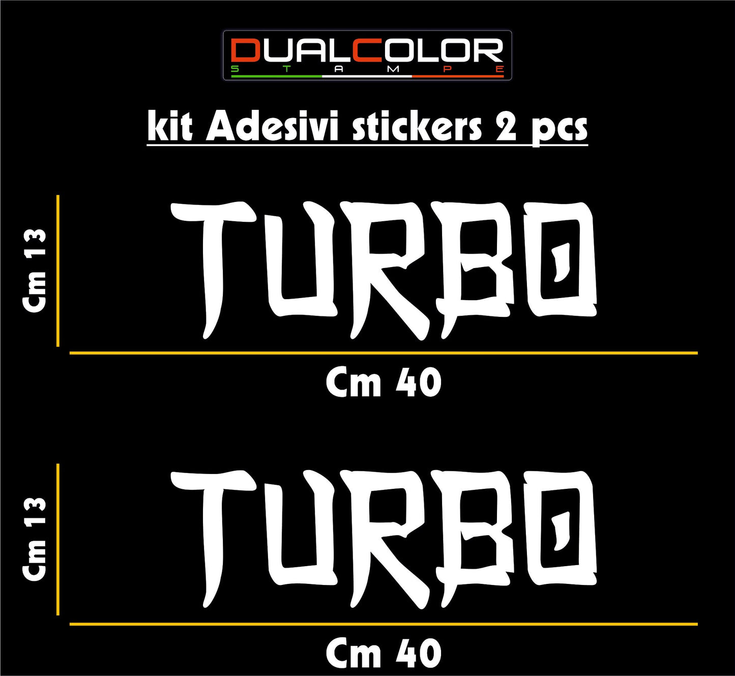 set adesivi decal vinile