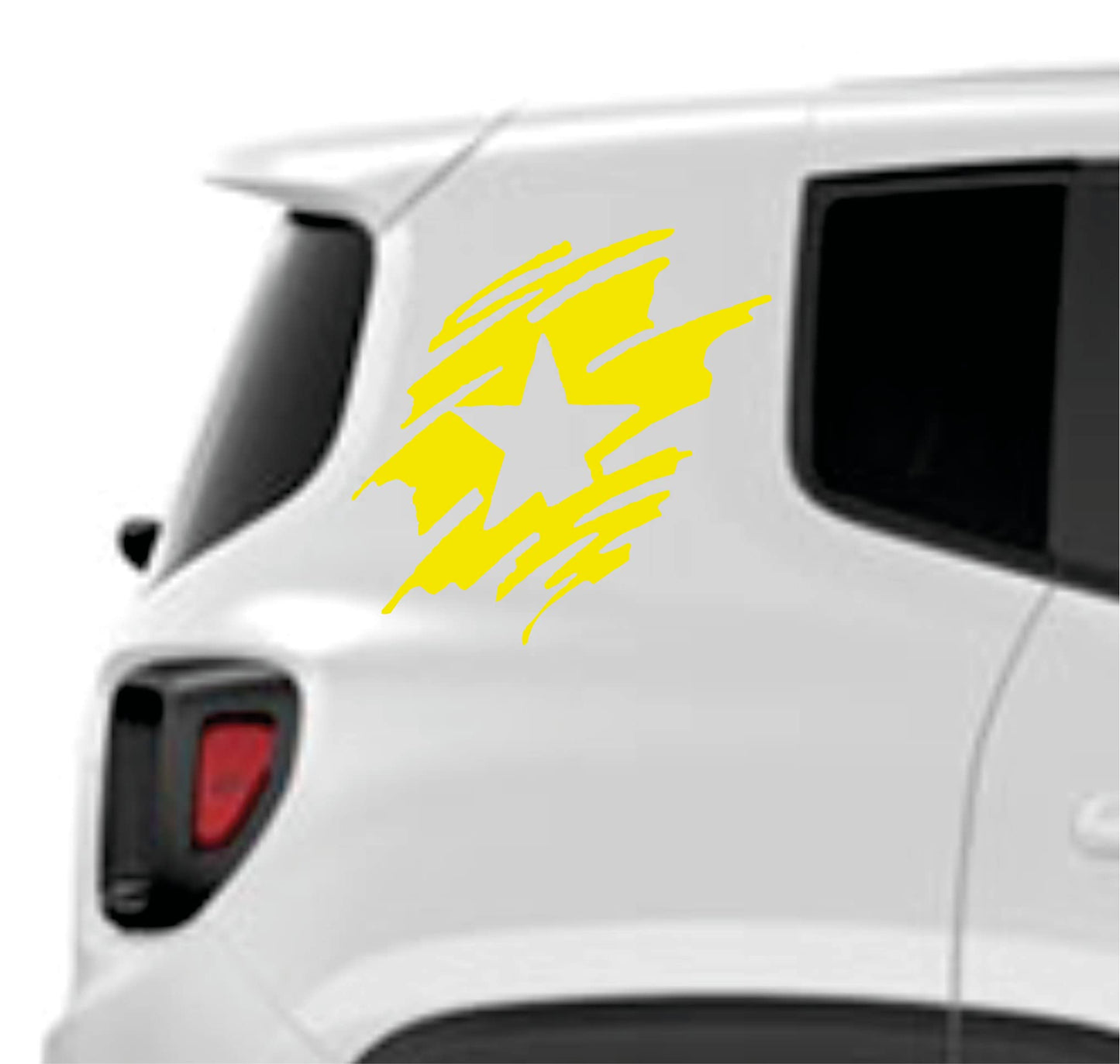 DualColorStampe Adesivi compatibili con JEEP RENEGADE fiancata laterale off road stella militare Adesivi Stickers Auto Decal accessori auto decorazione 0310 a €27.99 solo da DualColorStampe