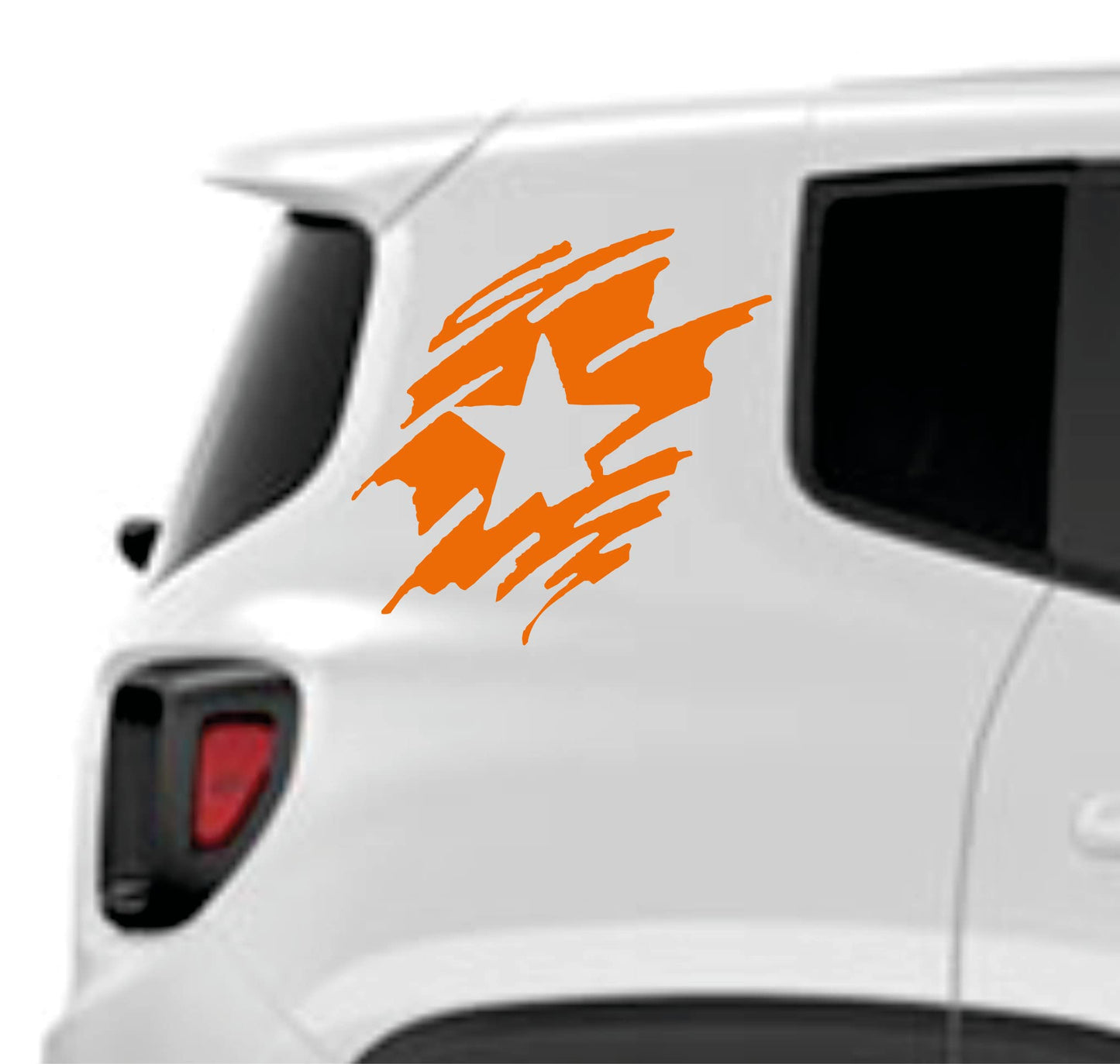 DualColorStampe Adesivi compatibili con JEEP RENEGADE fiancata laterale off road stella militare Adesivi Stickers Auto Decal accessori auto decorazione 0310 a €25.99 solo da DualColorStampe