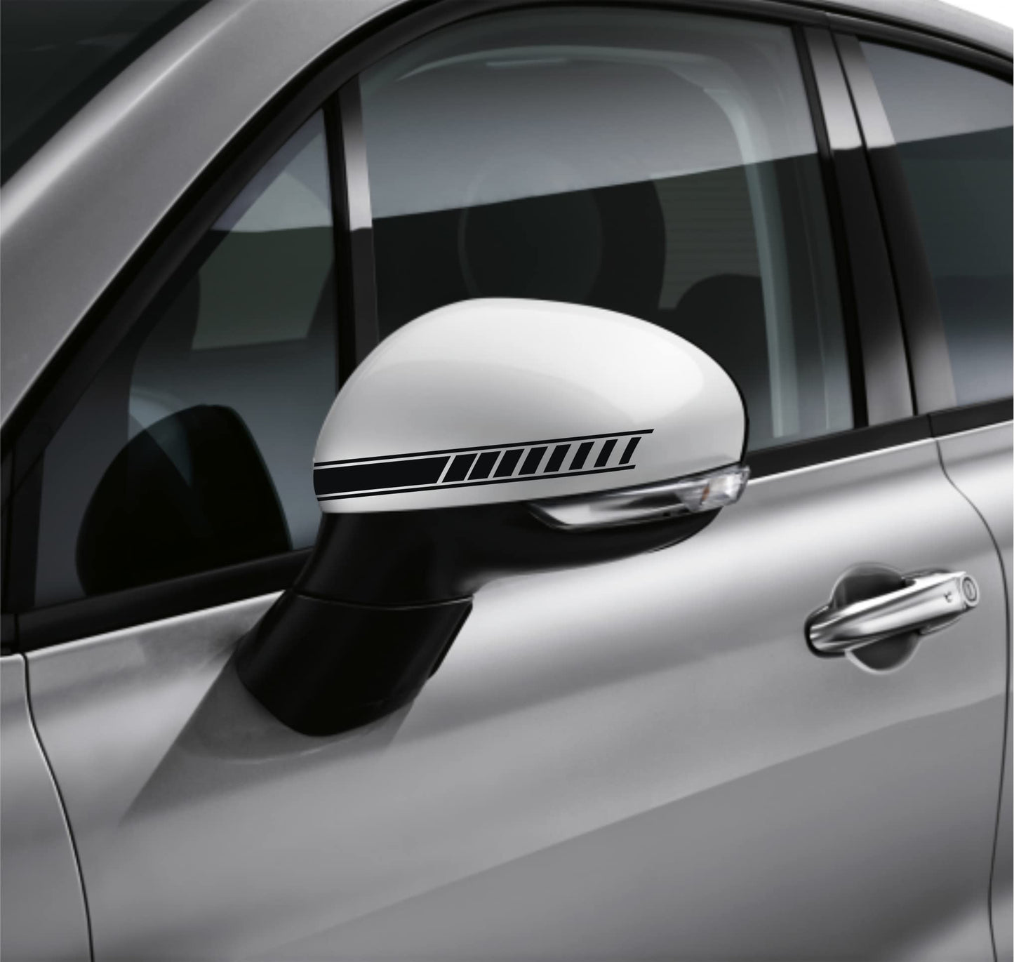 DualColorStampe Adesivi per Specchietti Retrovisori universali Car strisce Stripes Design sportivo Confezione da 6 unità accessori auto stickers COD.0261 a €9.99 solo da DualColorStampe