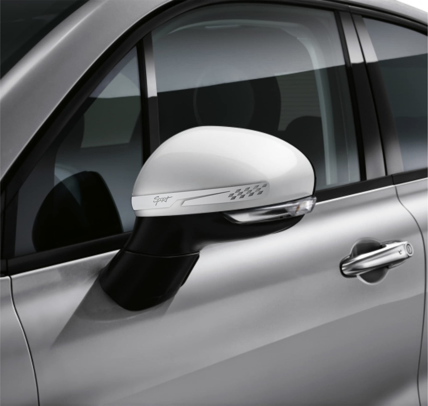 DualColorStampe Adesivi per Specchietti Retrovisori universali Car Stripes Strisce Design sportivo Confezione da 6 unità per Auto accessori auto stickers COD.0239 a €9.90 solo da DualColorStampe