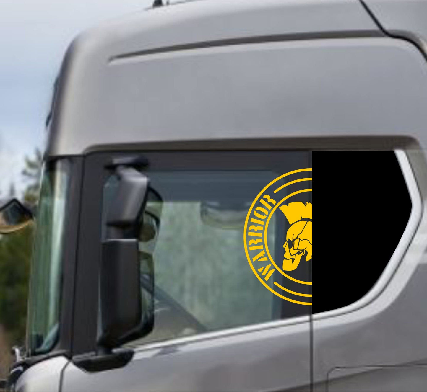 DualColorStampe Adesivi Compatibili con Scania Daf Iveco Man Camion accessori camion stickers camion finestrino WARRIOR COD.0302 a €19.99 solo da DualColorStampe