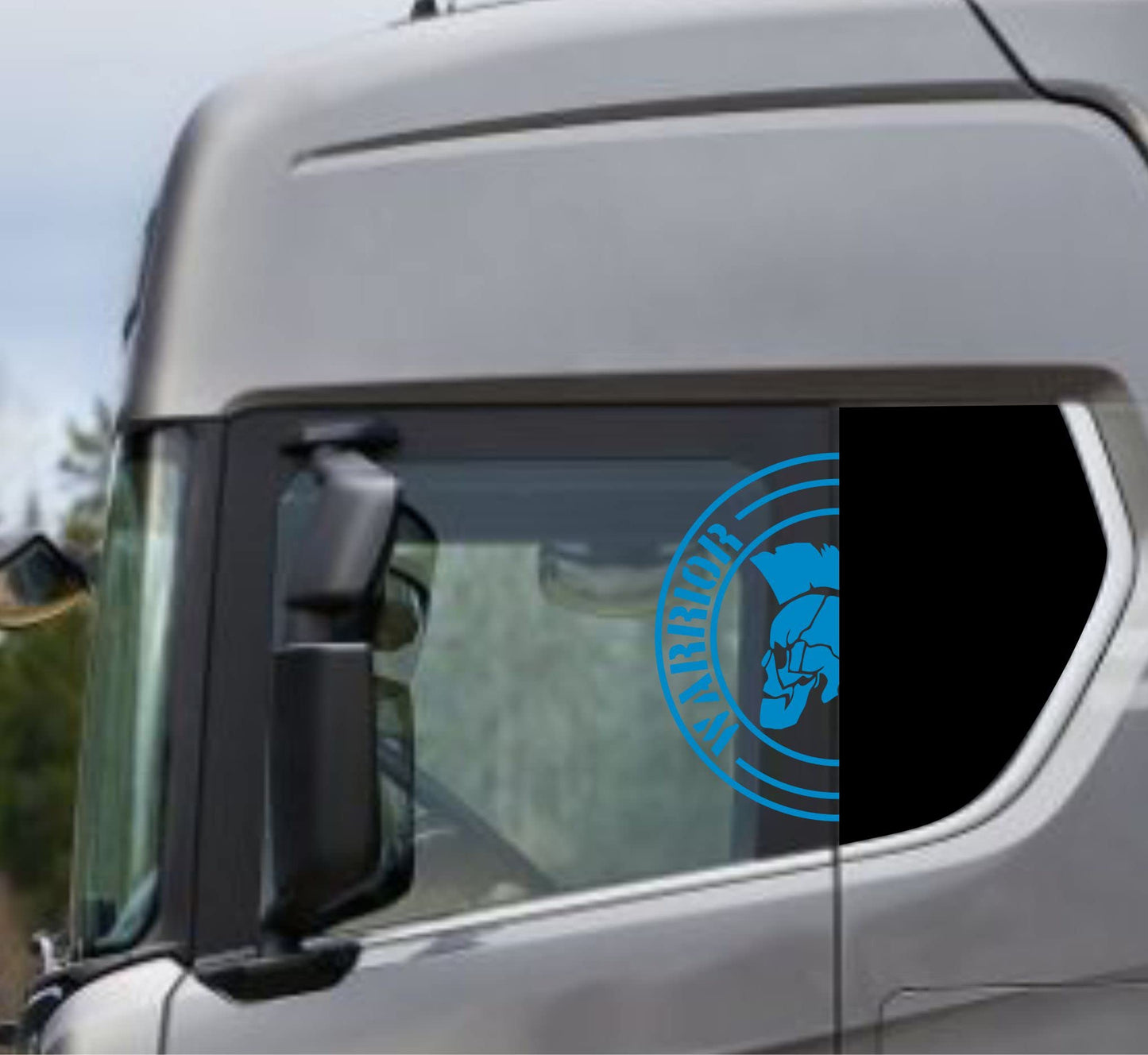 DualColorStampe Adesivi Compatibili con Scania Daf Iveco Man Camion accessori camion stickers camion finestrino WARRIOR COD.0302 a €19.99 solo da DualColorStampe