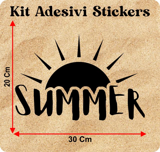 set adesivi decal vinile