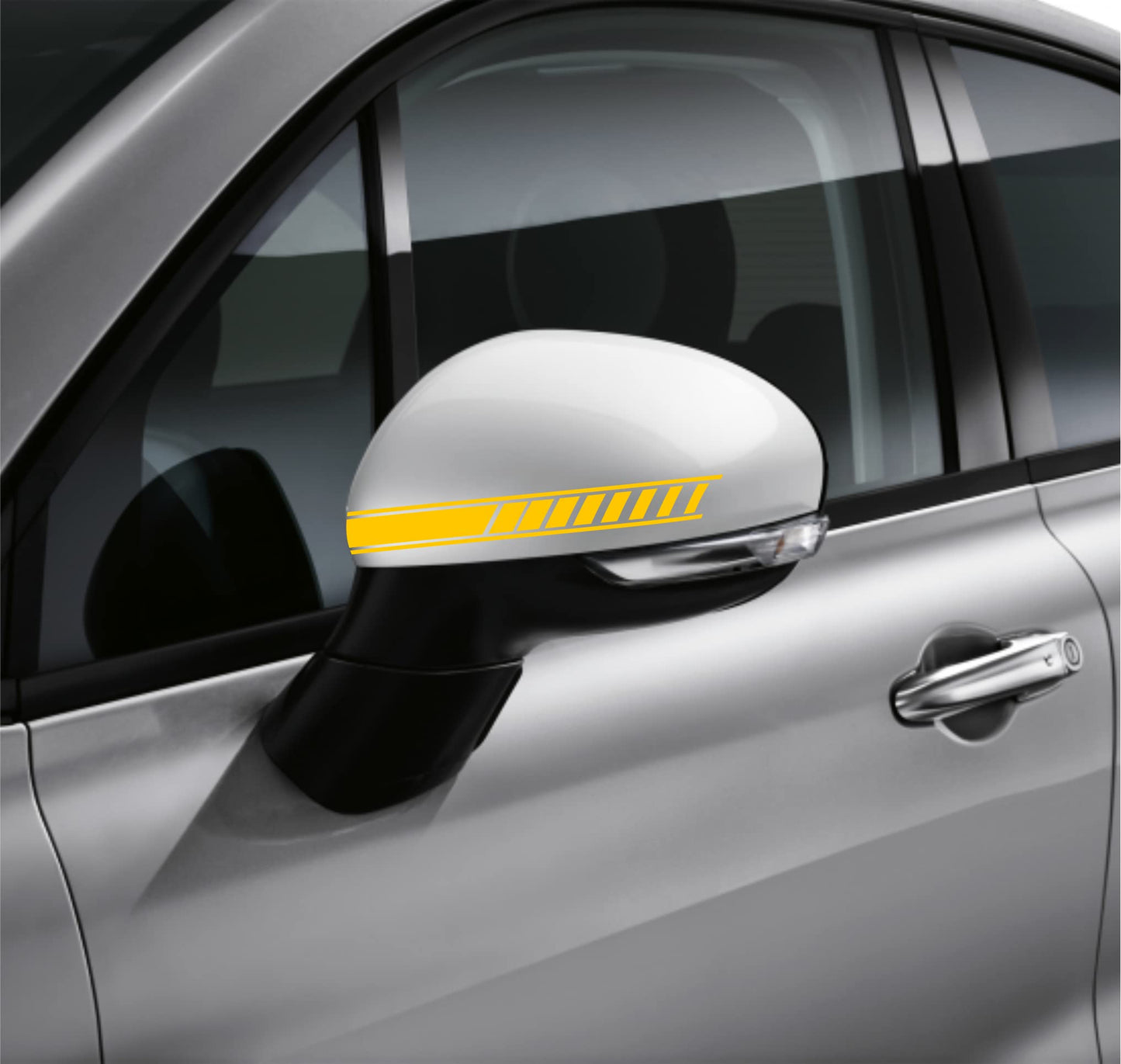 DualColorStampe Adesivi per Specchietti Retrovisori universali Car strisce Stripes Design sportivo Confezione da 6 unità accessori auto stickers COD.0261 a €9.99 solo da DualColorStampe