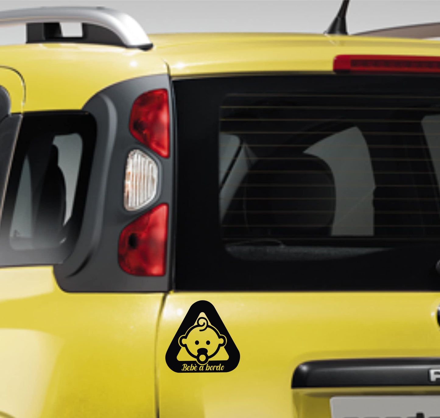 DualColorStampe Adesivi per auto Bebè a bordo baby on board regalo nascita stickers accessori auto COD.0188 a €9.99 solo da DualColorStampe