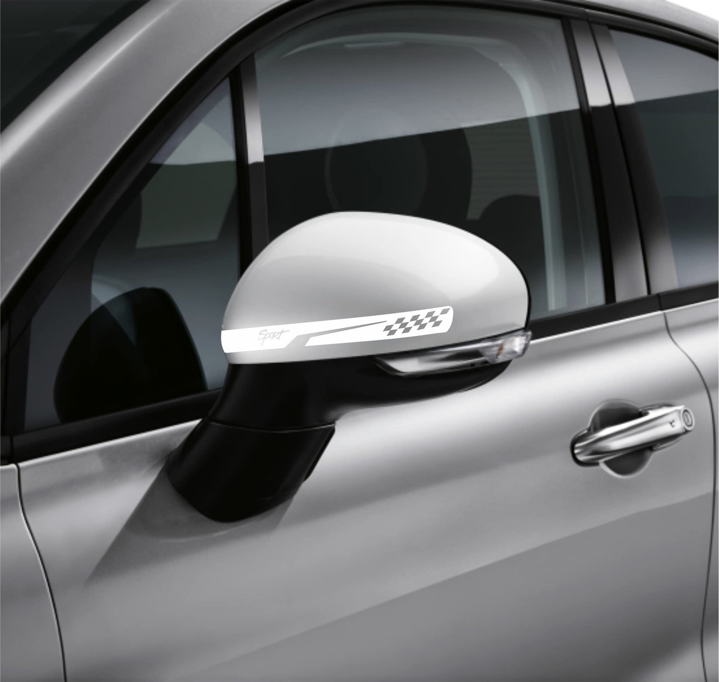 DualColorStampe Adesivi per Specchietti Retrovisori universali Car Stripes Strisce Design sportivo Confezione da 6 unità per Auto accessori auto stickers COD.0239 a €9.90 solo da DualColorStampe