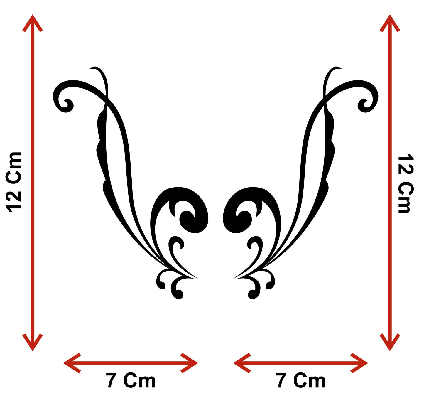 set adesivi decal vinile