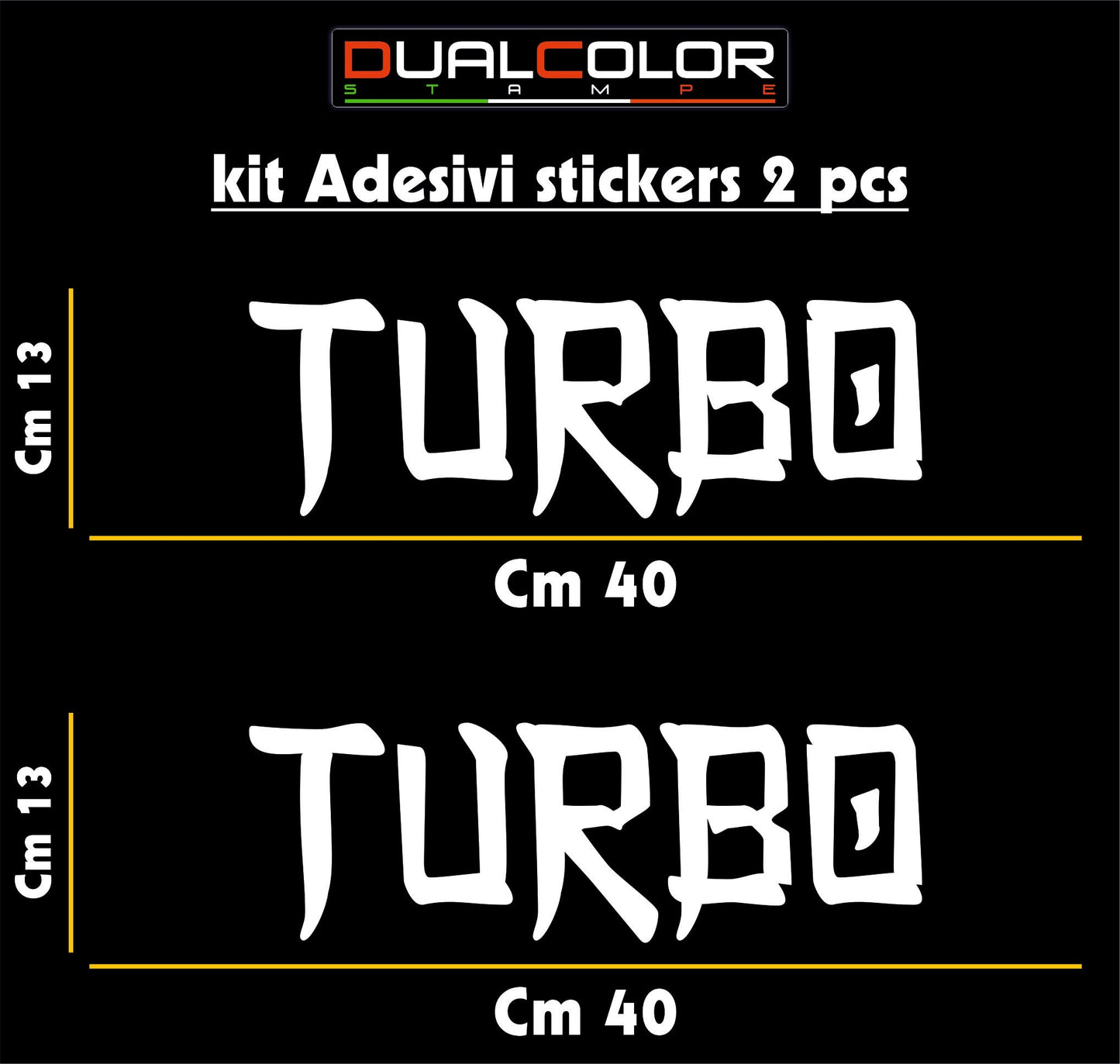 set adesivi decal vinile