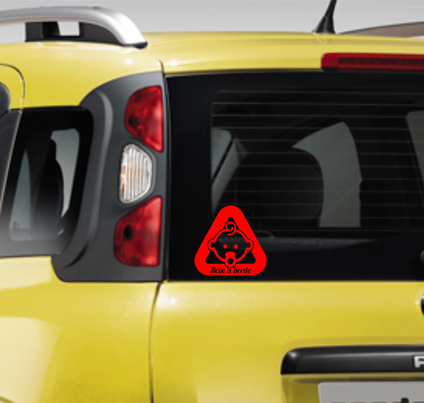 DualColorStampe Adesivi per auto Bebè a bordo baby on board regalo nascita stickers accessori auto COD.0188 a €9.99 solo da DualColorStampe