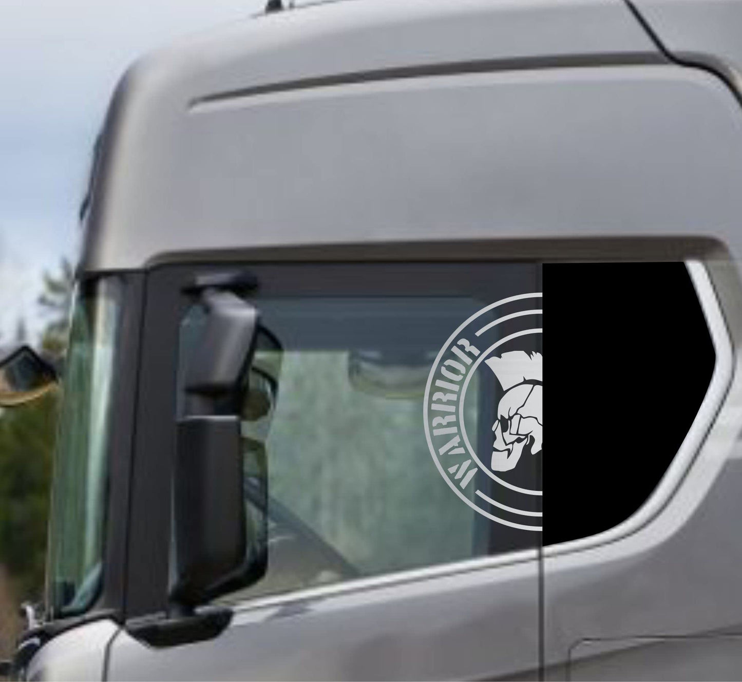 DualColorStampe Adesivi Compatibili con Scania Daf Iveco Man Camion accessori camion stickers camion finestrino WARRIOR COD.0302 a €19.99 solo da DualColorStampe