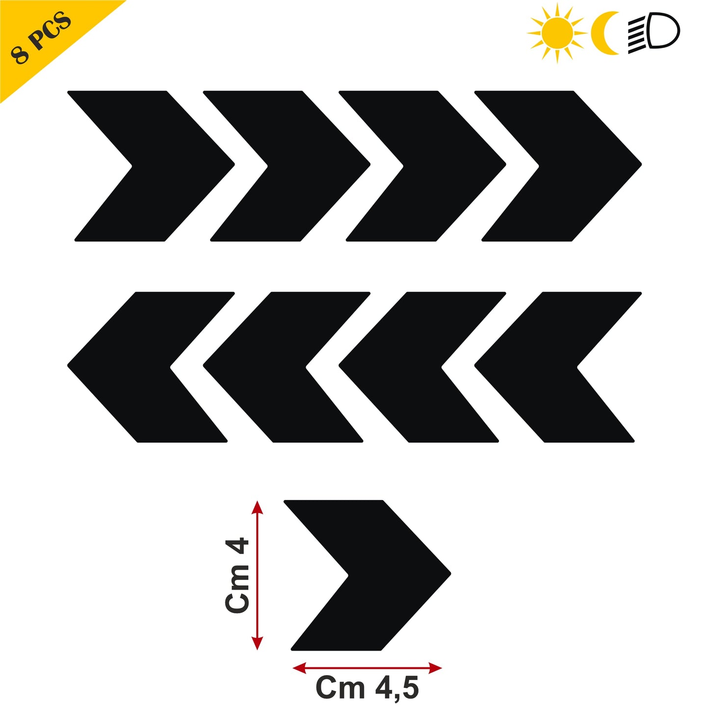 set adesivi decal vinile