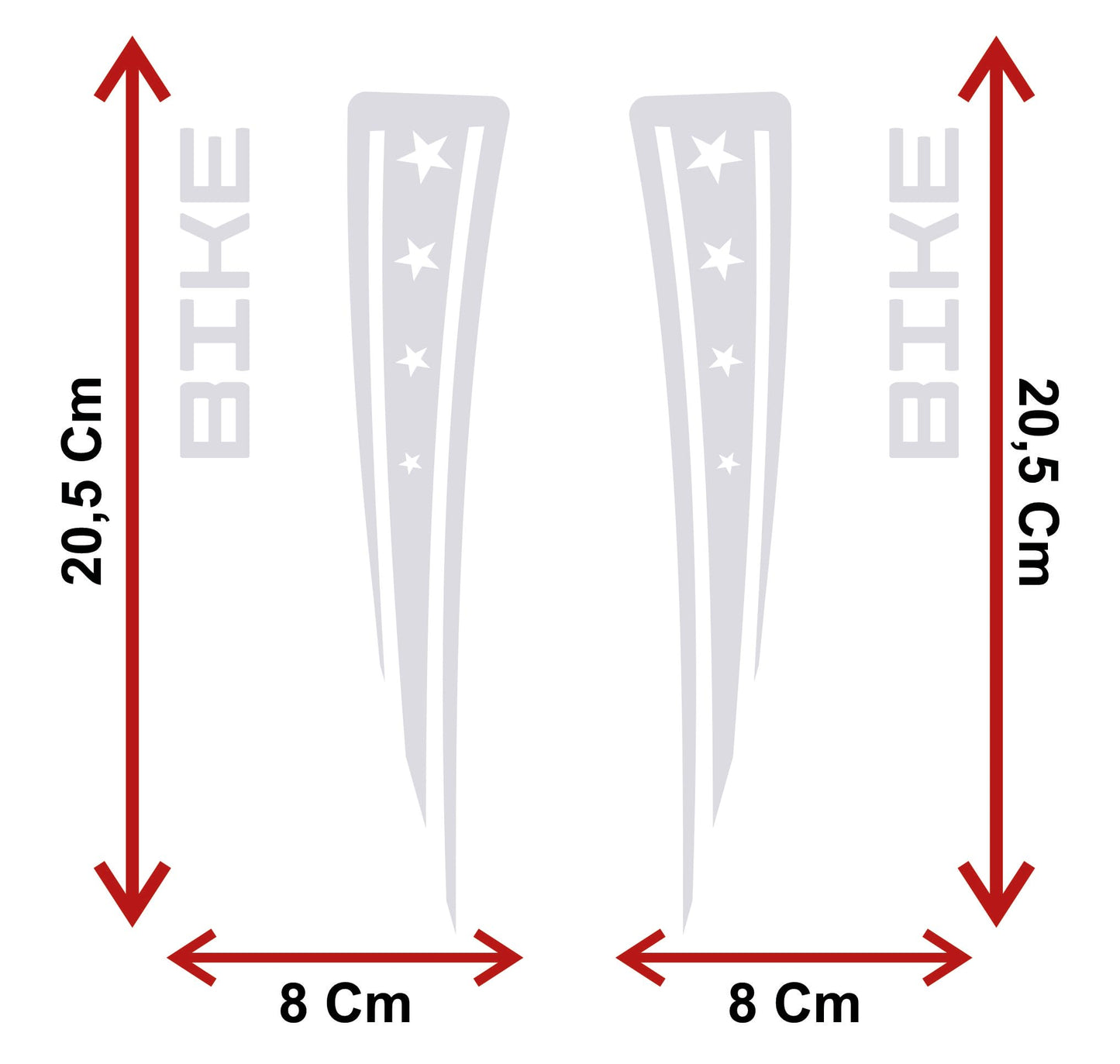 set adesivi decal vinile