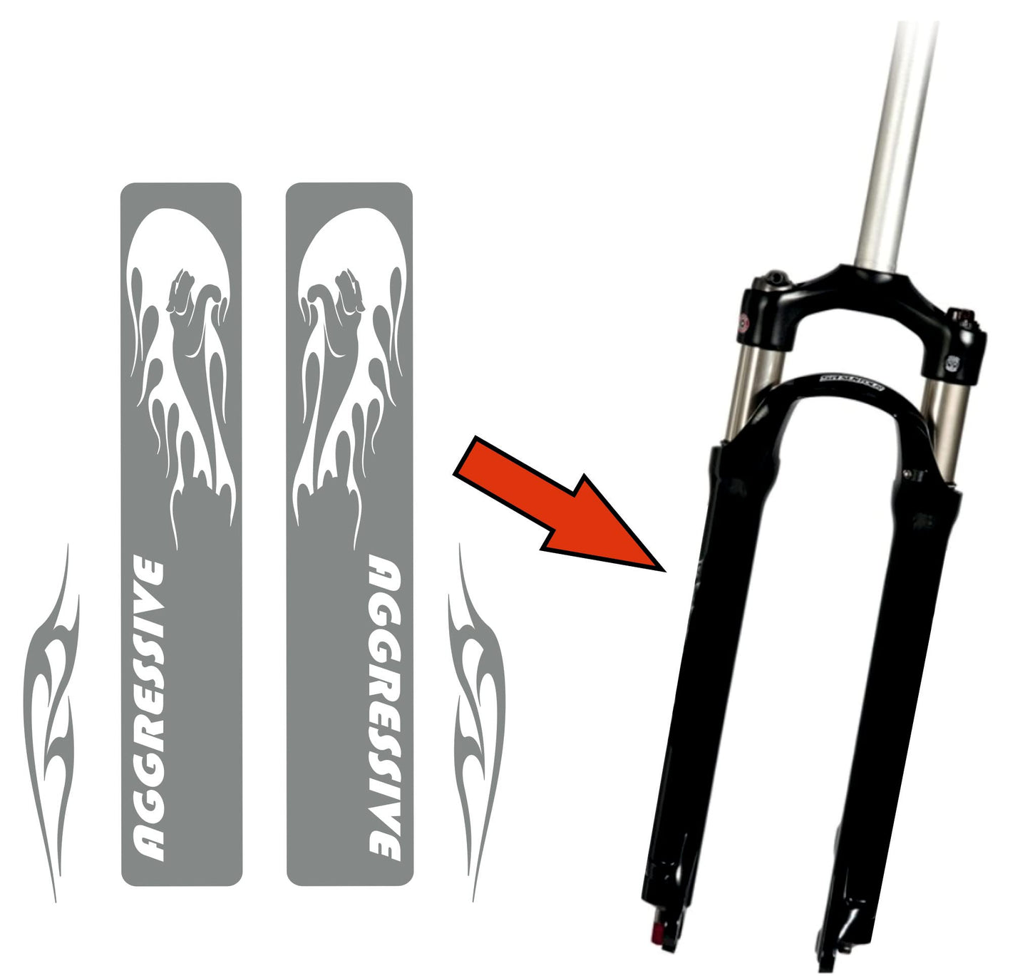 set adesivi decal vinile