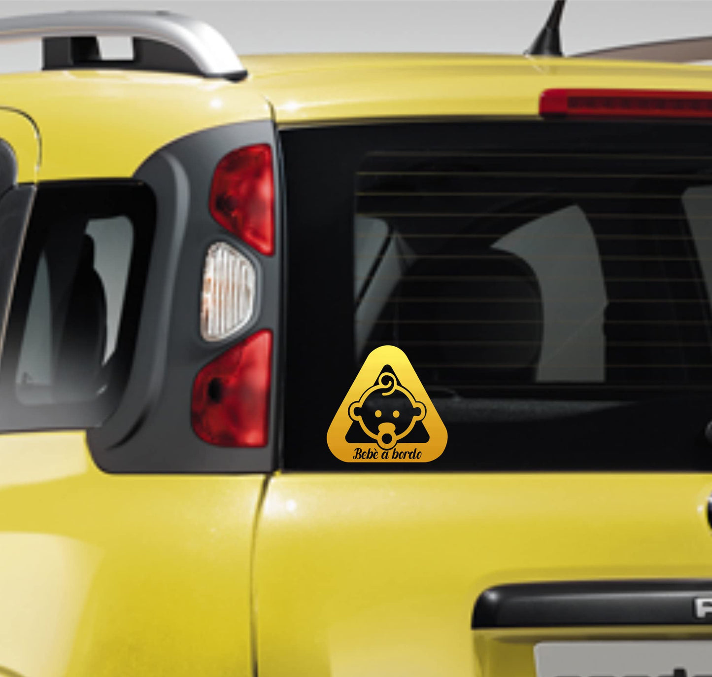 DualColorStampe Adesivi per auto Bebè a bordo baby on board regalo nascita stickers accessori auto COD.0188 a €9.99 solo da DualColorStampe
