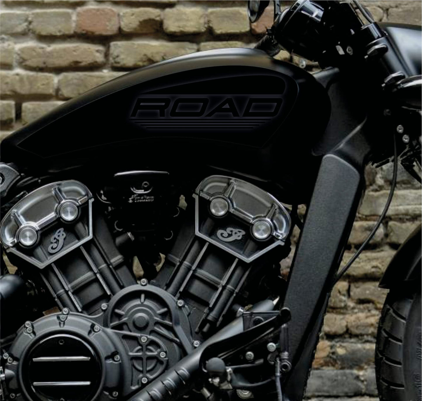 DualColorStampe Adesivi Compatibili con Indian motorcycle moto serbatoio DX-SX stickers Moto Motorbike ROAD COD.M0271 a €18.99 solo da DualColorStampe