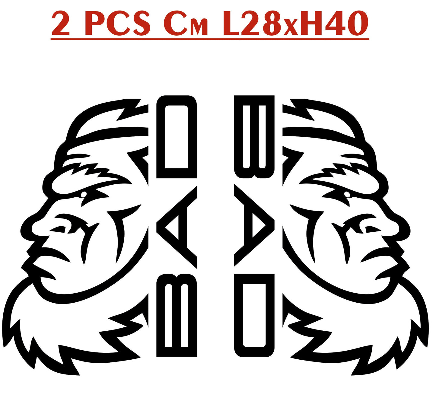 set adesivi decal vinile