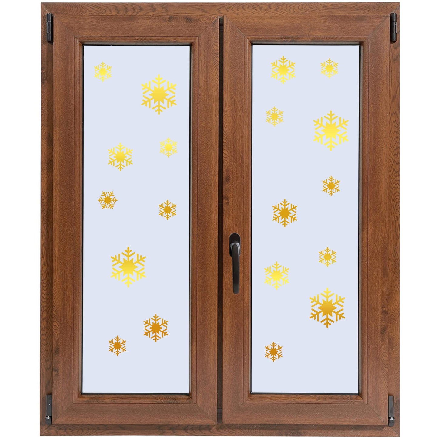 Adesivi Fiocchi di Neve per Natale Stickers da Vetro Fai da Te Finestra Decorazione Vetrina- VINILE COLORE A SCELTA COD.I0080 a €9.99 solo da DualColorStampe