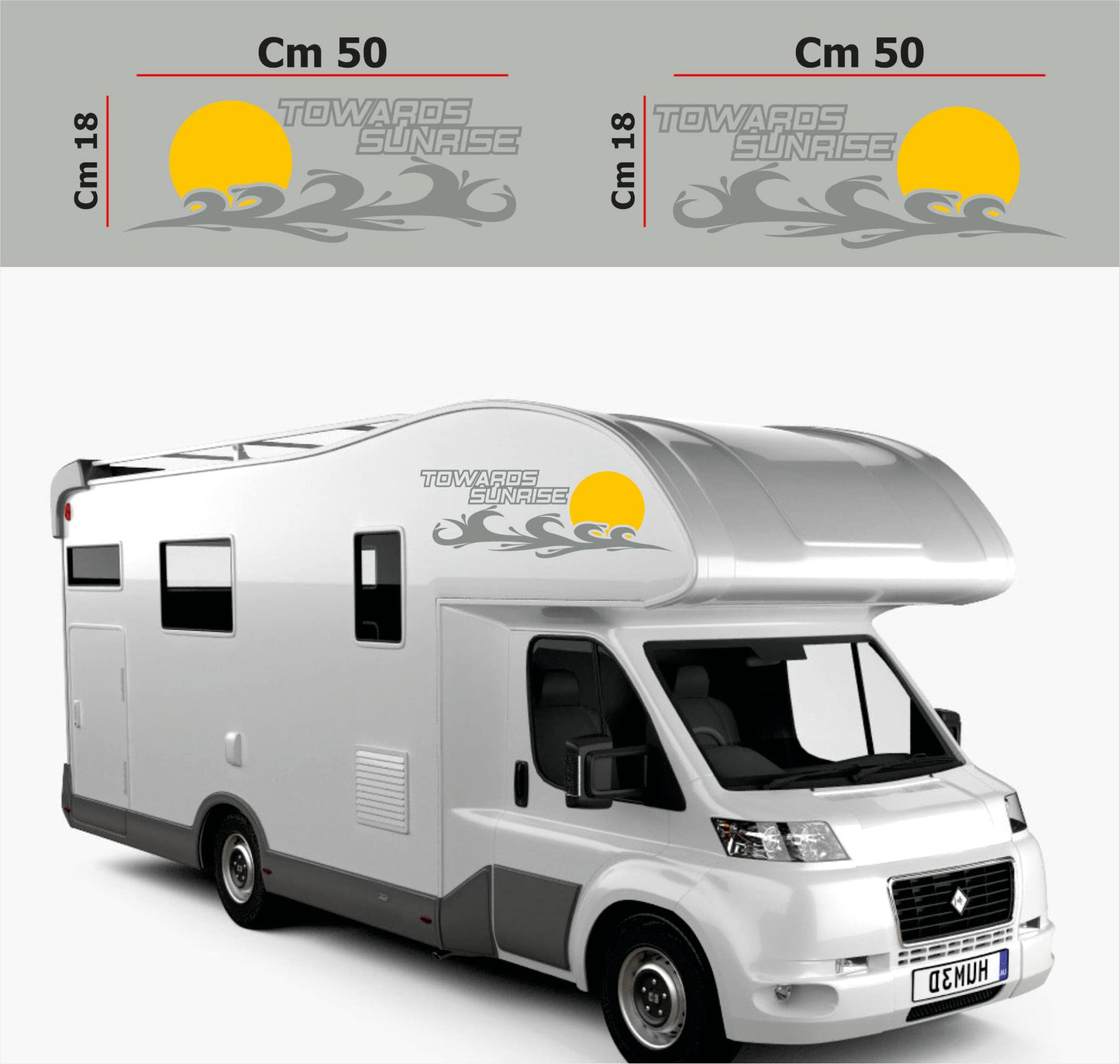 set adesivi decal vinile