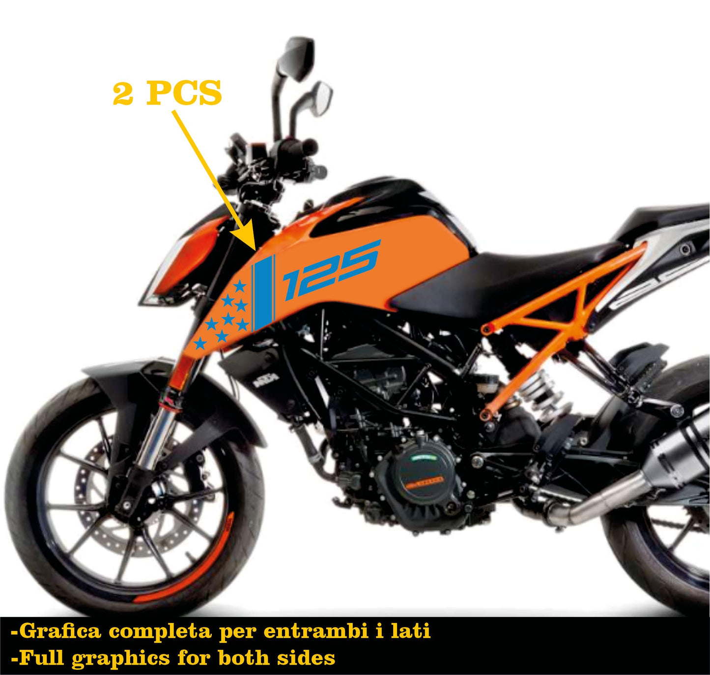 set adesivi decal vinile