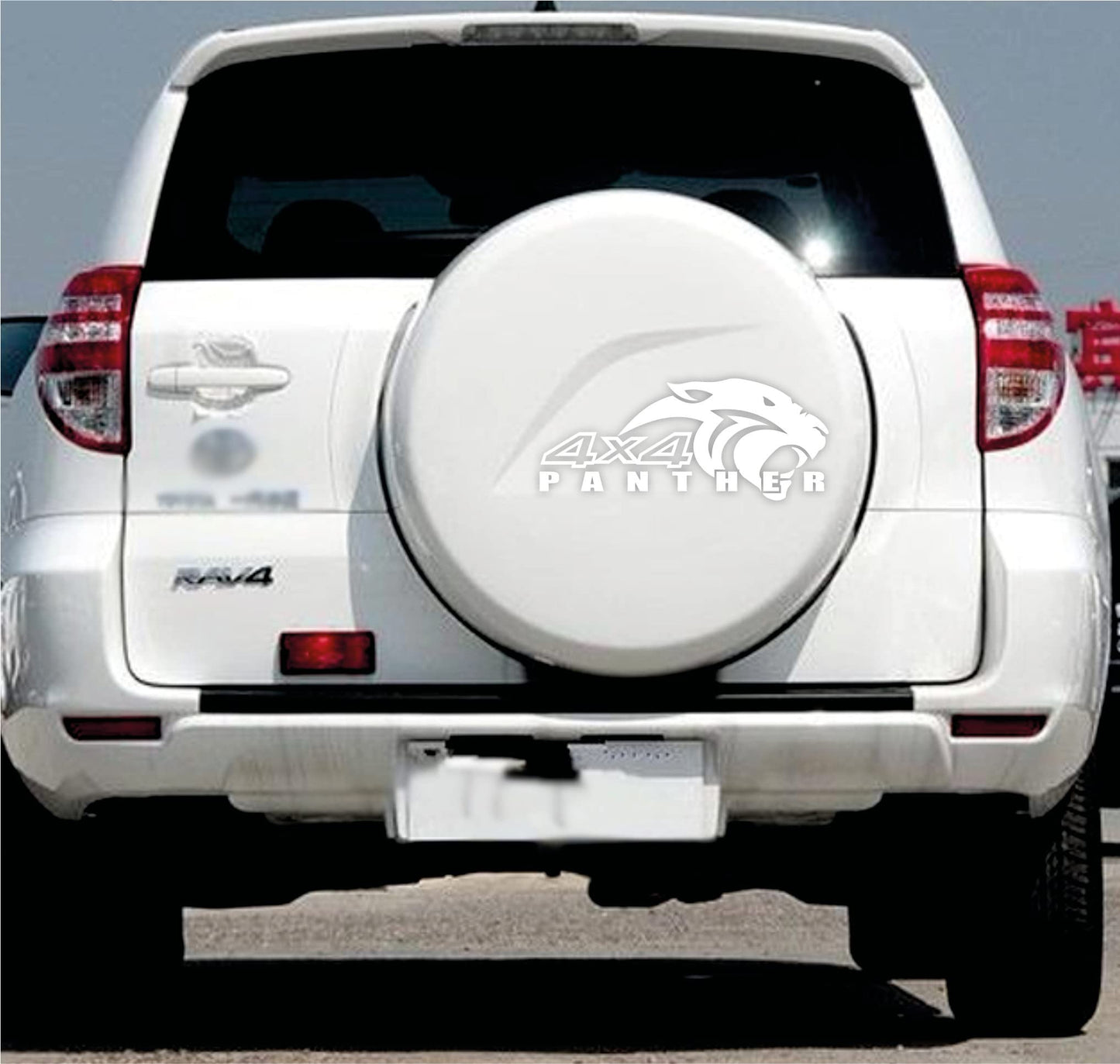 DualColorStampe Adesivi Compatibili con Toyota Rav4 Rav-4 Auto ruota di scorta copertura decalcomanie adesivi Auto decorazione adesivi accessori Panther COD.0328 a €14.99 solo da DualColorStampe