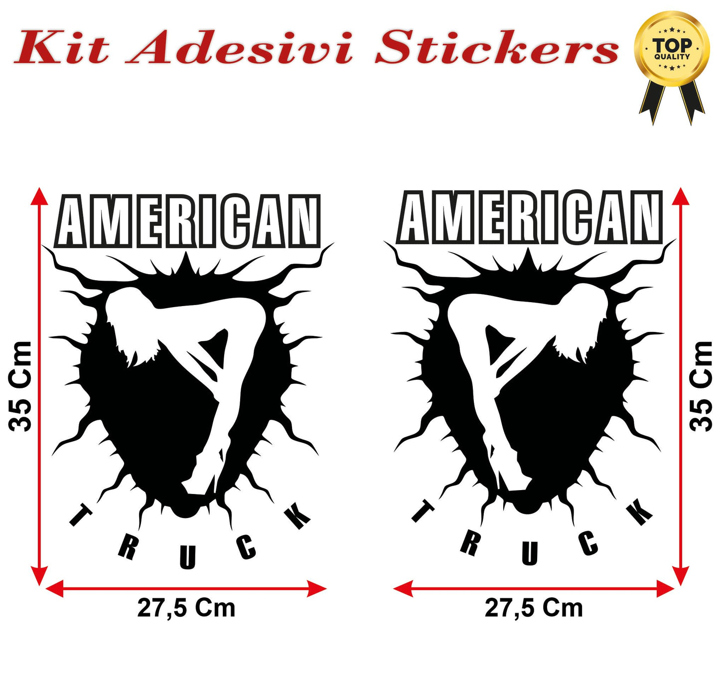 set adesivi decal vinile