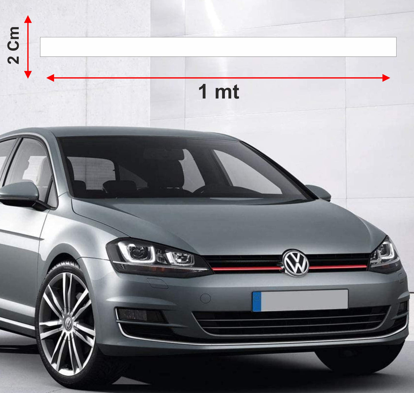 DualColorStampe Adesivi Compatibili con Golf 7 sport mask Vinile decalcomania mascherina auto stickers accessori auto decorazione COD.0193 a €9.99 solo da DualColorStampe