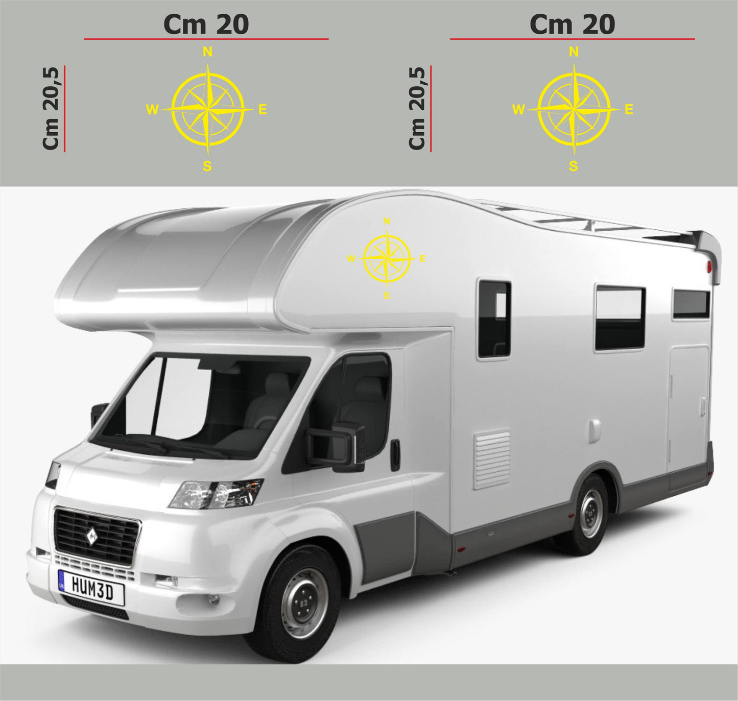 set adesivi decal vinile