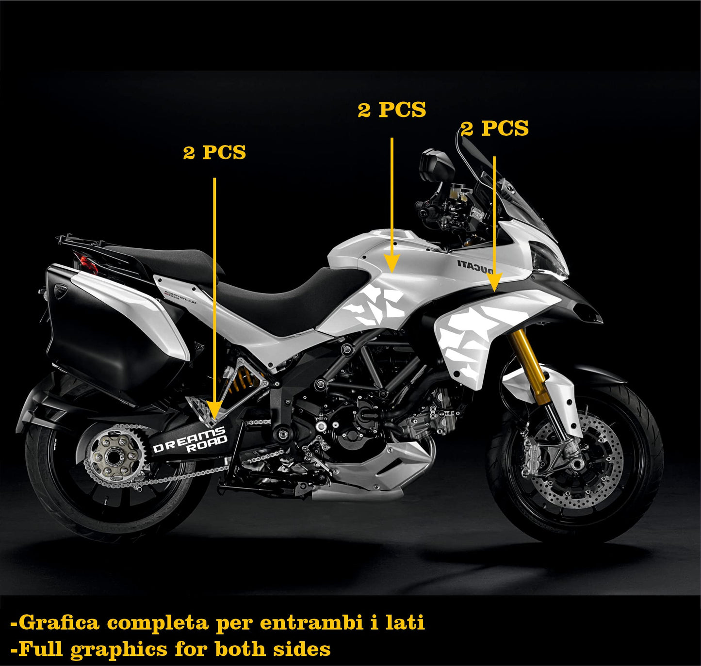 set adesivi decal vinile