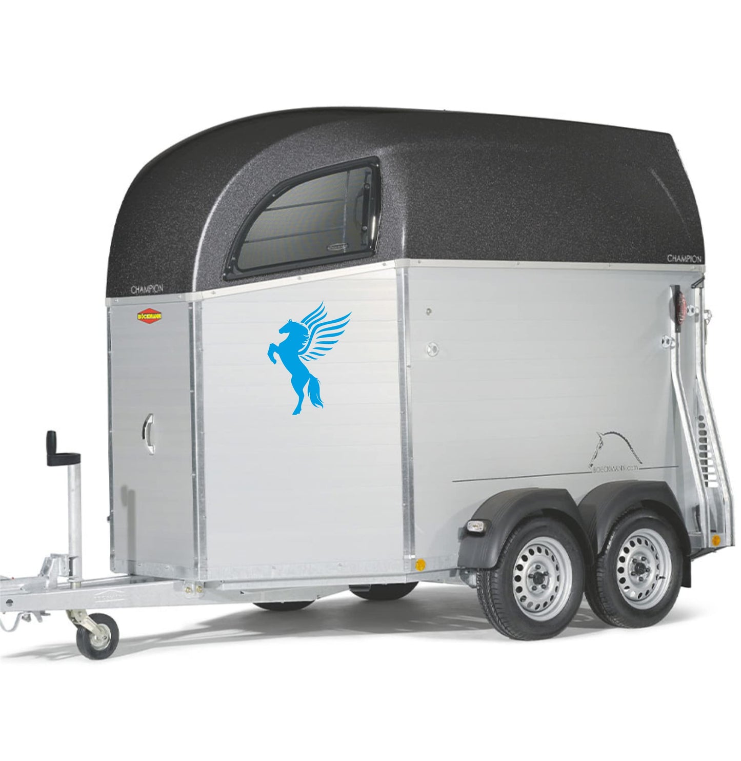 DualColorStampe Adesivo TRASPORTO CAVALLI horse stickers rimorchio per carrello traino Colore a scelta COD.0154 a €15.99 solo da DualColorStampe