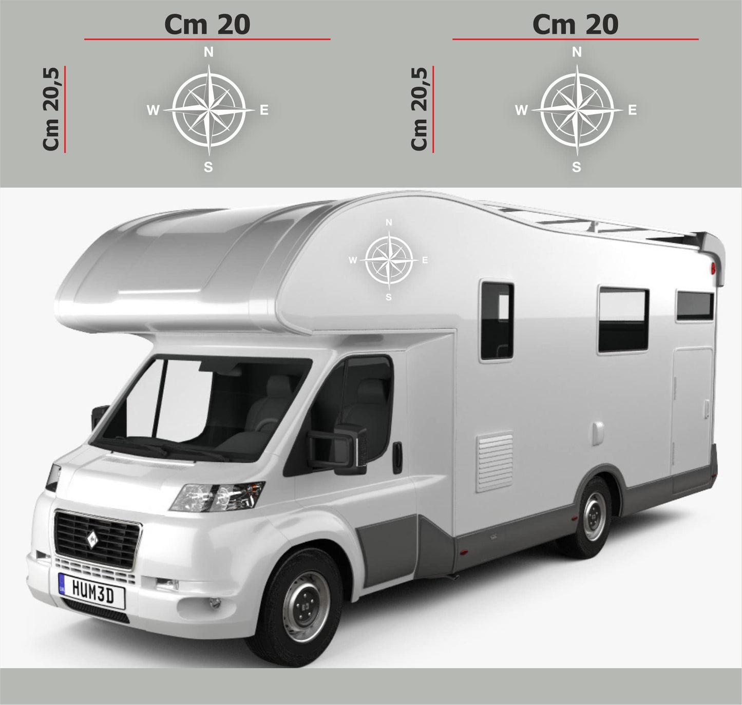 set adesivi decal vinile