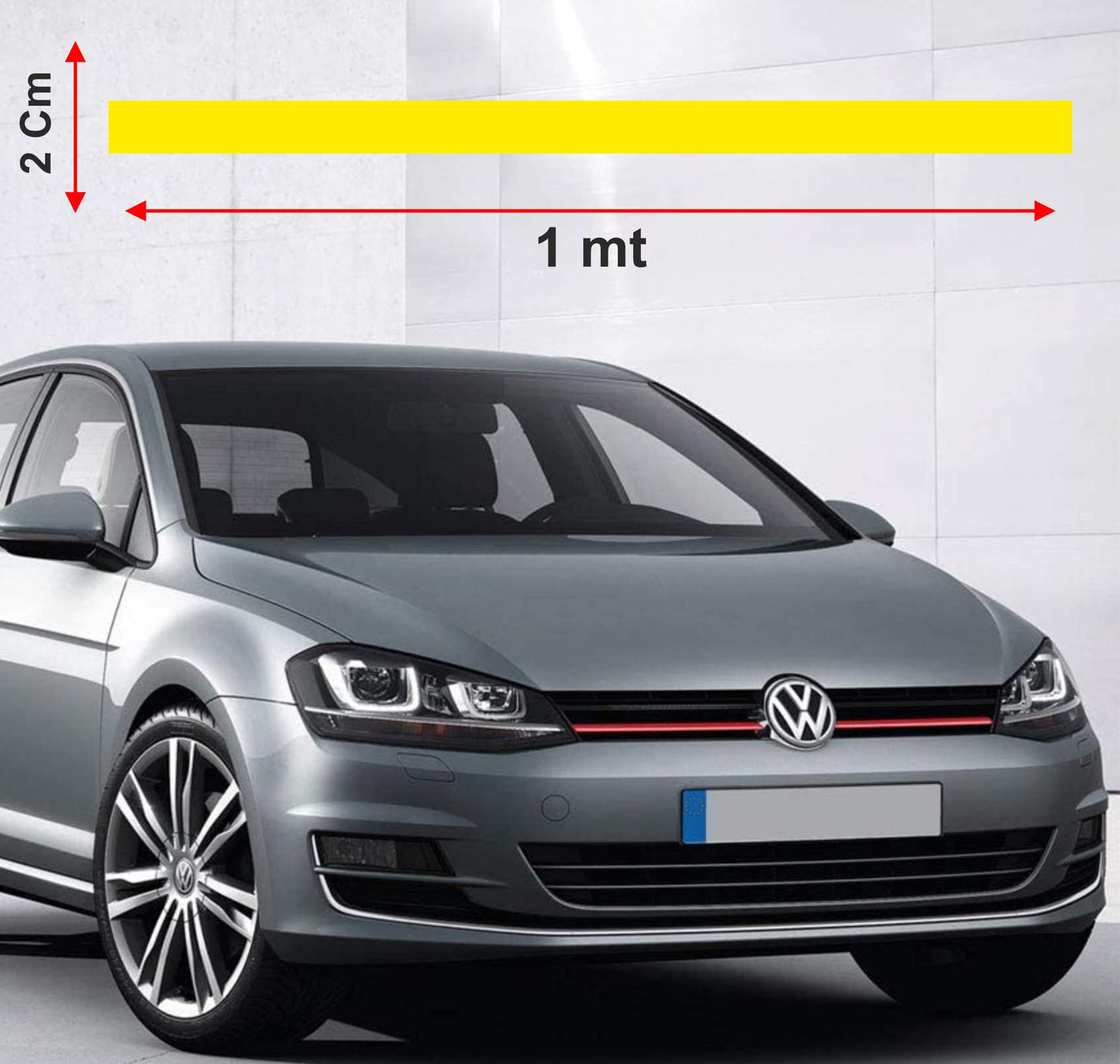 DualColorStampe Adesivi Compatibili con Golf 7 sport mask Vinile decalcomania mascherina auto stickers accessori auto decorazione COD.0193 a €9.99 solo da DualColorStampe