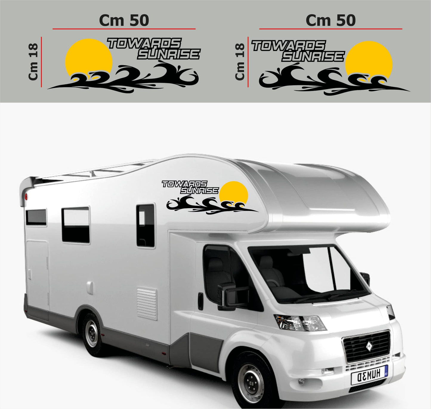 set adesivi decal vinile