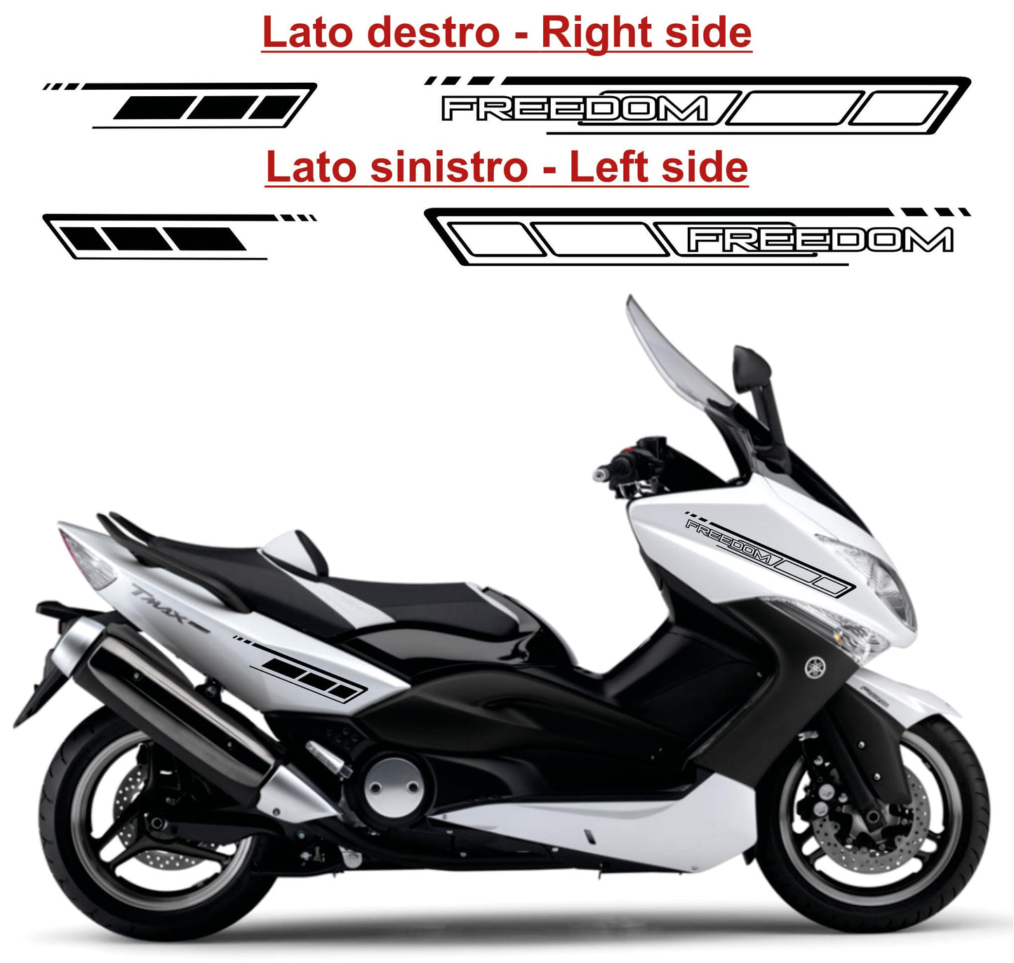 set adesivi decal vinile