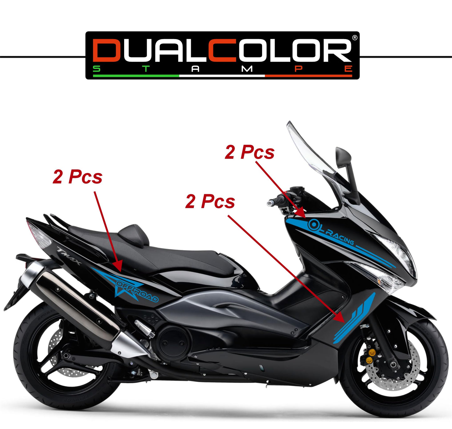 set adesivi decal vinile