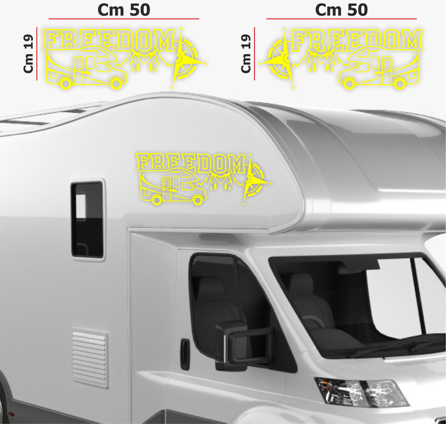 set adesivi decal vinile
