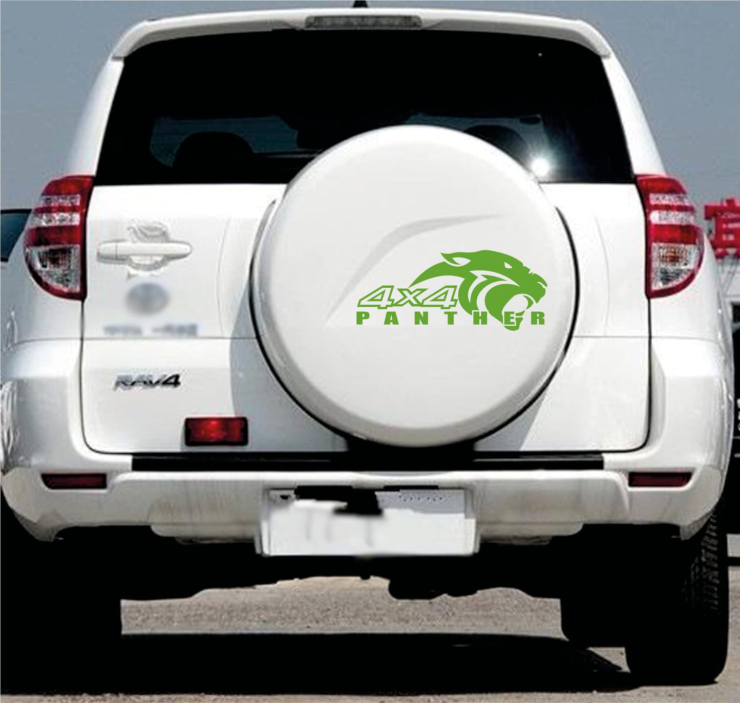 DualColorStampe Adesivi Compatibili con Toyota Rav4 Rav-4 Auto ruota di scorta copertura decalcomanie adesivi Auto decorazione adesivi accessori Panther COD.0328 a €14.99 solo da DualColorStampe