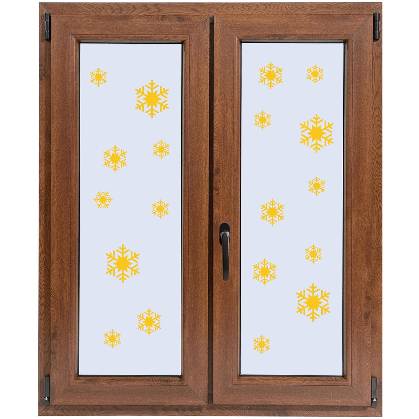 Adesivi Fiocchi di Neve per Natale Stickers da Vetro Fai da Te Finestra Decorazione Vetrina- VINILE COLORE A SCELTA COD.I0080 a €9.99 solo da DualColorStampe