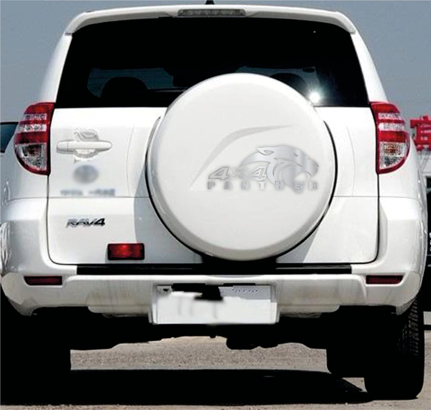DualColorStampe Adesivi Compatibili con Toyota Rav4 Rav-4 Auto ruota di scorta copertura decalcomanie adesivi Auto decorazione adesivi accessori Panther COD.0328 a €14.99 solo da DualColorStampe