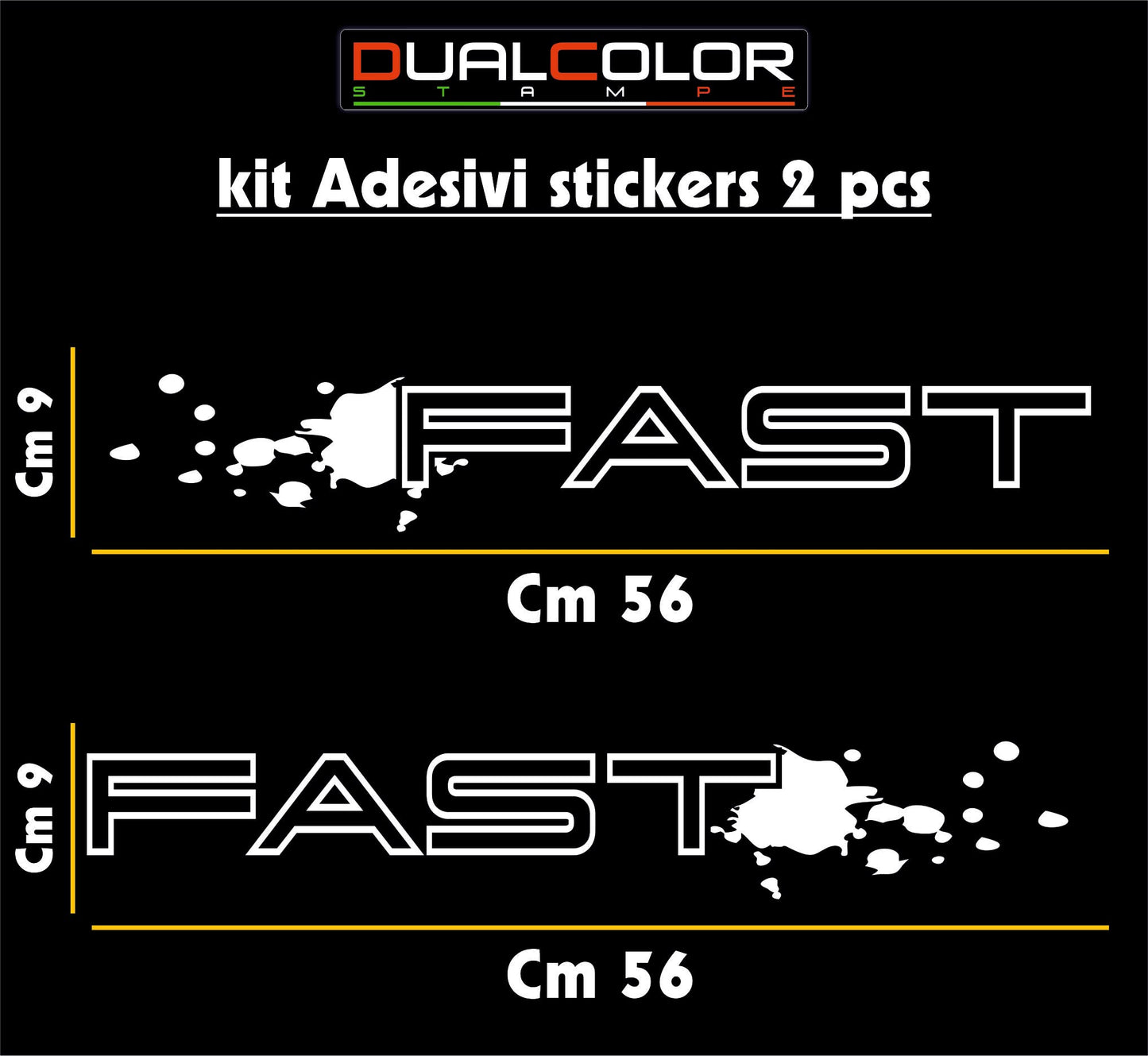 set adesivi decal vinile